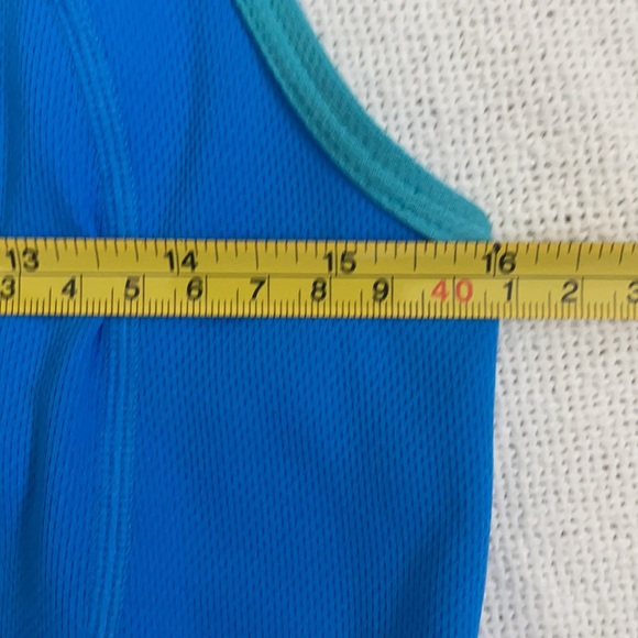 NIKE DRI-FIT women’s blue workout tank, Medium - Picture 6 of 7